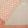 Chanderi Cotton Sandal Printed Saree 02