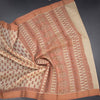 Chanderi Cotton Sandal Printed Saree 02