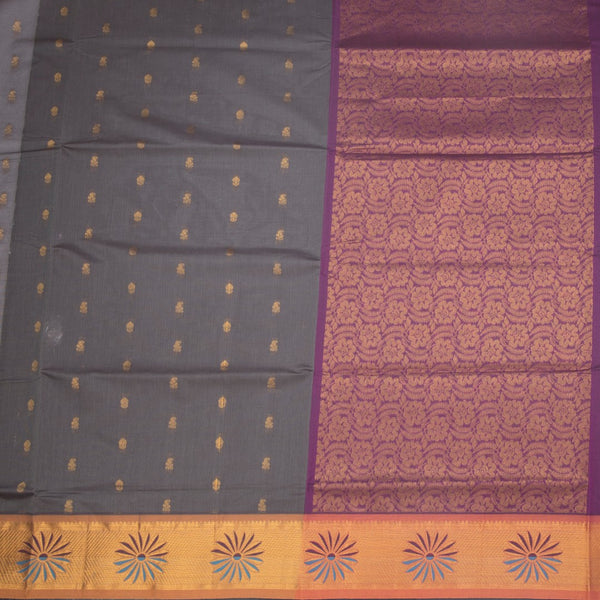 KTSR41976-2-Venkatagiri-Cotton-Grey-Zari-Worked-Saree-full-veiw