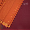 KTSR41978-4-Venkatagiri-Cotton-Dark-Orange-Zari-Worked-Saree-blouse