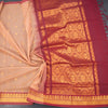 KTSR41981-5-Venkatagiri-Cotton-Peach-Zari-Worked-Saree-crush