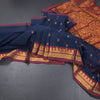 KTSR41982-Venkatagiri-Cotton-Dark-Blue-Zari-Worked-Saree-main