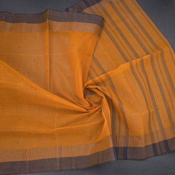 KTSR41983-5-Bengali-Cotton-Mango-Yellow-Saree-With-Thread-Buttas-crush