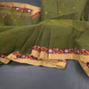 KTSR41985-Bengali-Cotton-Olive-Green-Saree-With-Thread-Buttas-main