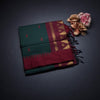 KTSR41996-1-Kalyani-Cotton-Dark-Green-Zari-Worked-Saree-fold