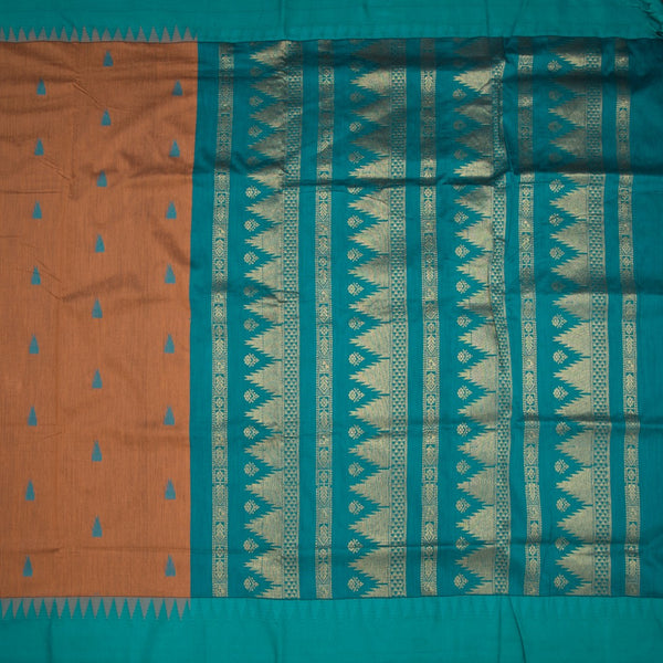 KTSR41997-2-Kalyani-Cotton-Golden-Orange-Zari-Worked-Saree-full-veiw