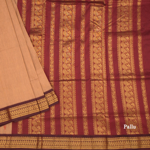 KTSR42001-3-Kalyani-Cotton-Peach-Zari-Worked-Saree-pallu