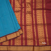 KTSR42002-3-Kalyani-Cotton-Peacock-Blue-Zari-Worked-Saree-pallu