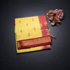 KTSR42004-1-Kalyani-Cotton-Yellow-Zari-Worked-Saree-fold