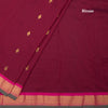 KTSR42008-4-Kalyani-Cotton-Maroon-Zari-Worked-Saree-blouse