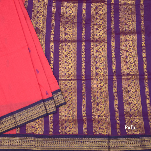 KTSR42009-3-Kalyani-Cotton-Rose-Pink-Zari-Worked-Saree-pallu