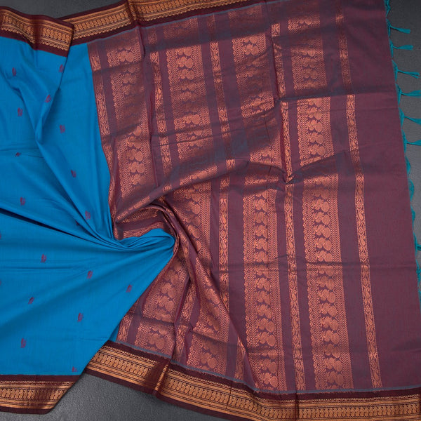 KTSR42013-5-Kalyani-Cotton-Azure-Blue-Zari-Worked-Saree-crush