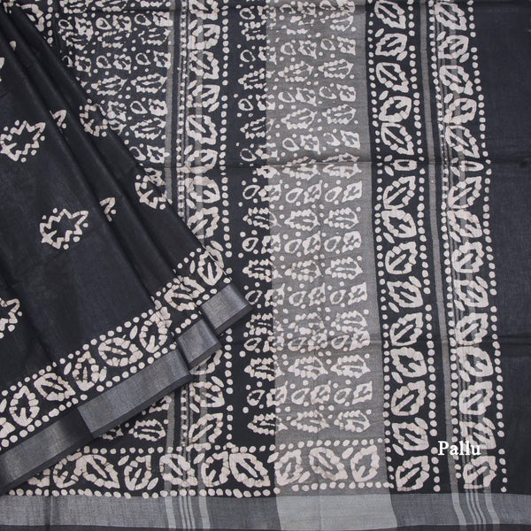 KTSR42018-3-Semi-Linen-Black-Shibori-Printed-Saree-pallu
