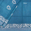 KTSR42023-4-Semi-Linen-Teal-Blue-Shibori-Printed-Saree-blouse