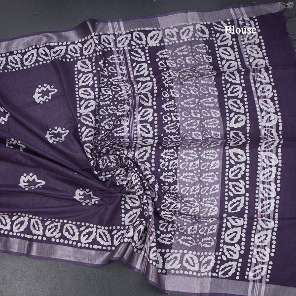 KTSR42024-5-Semi-Linen-Dark-Violet-Shibori-Printed-Saree-crush