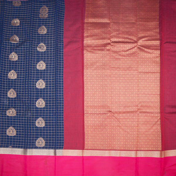 KTSR42034-2-Silk-Cotton-Dark-Blue-Zari-Worked-Saree-06-full-veiw