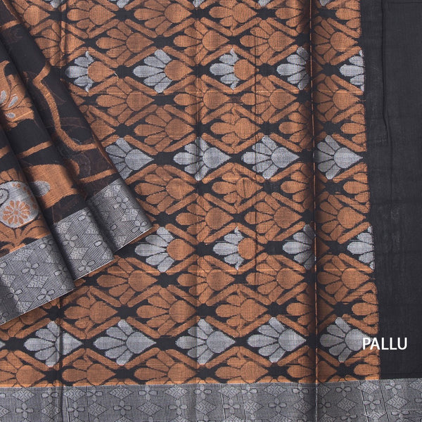 KTSR42035-3-Silk-Cotton-Black-Zari-Worked-Saree-pallu