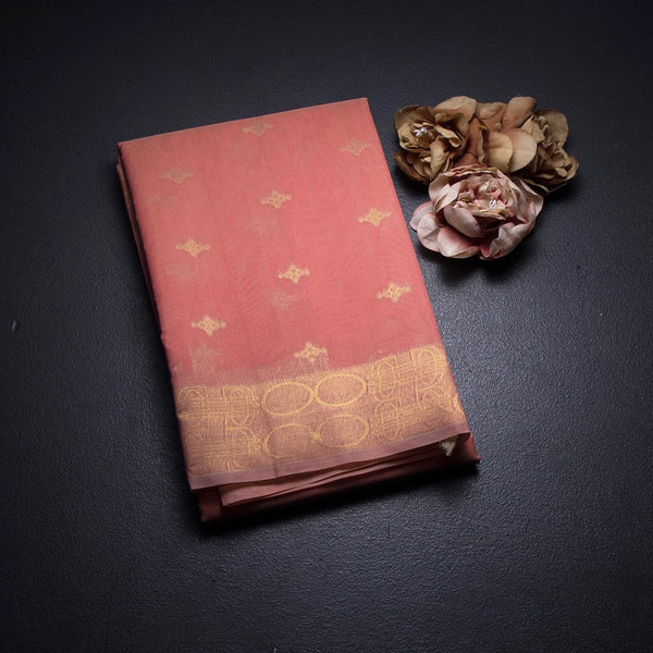 KTSR42051-1-Silk-Cotton-Peach-Zari-Worked-Saree-02-fold