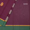 KTSR42061-4-Negamam-Cotton-Wine-Thread-Embossed-Saree-blouse