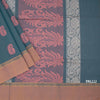 KTSR42062-3-Negamam-Cotton-Teal-Blue-Thread-Embossed-Saree-pallu