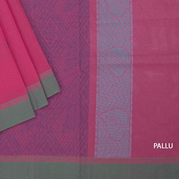 KTSR42067-3-Negamam-Cotton-Rose-Pink-Thread-Embossed-Saree-pallu