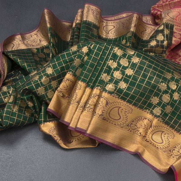 KTSR42070-Silk-Cotton-Dark-Green-Zari-Worked-Saree-07-main