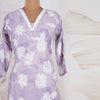 Muslin Printed Lavender Kurtis