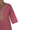 Onion Pink Embroidered Readymade Salwar Suit