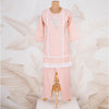 Peach Embroidered Co-ord Set