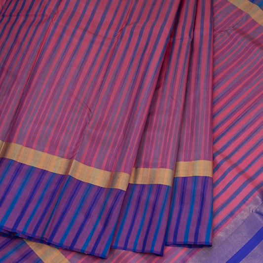 Traditional Silk Sarees With Striped Border 07