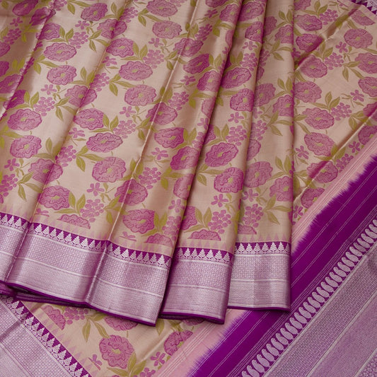 Stylish Marigold Inspired Silk Saree