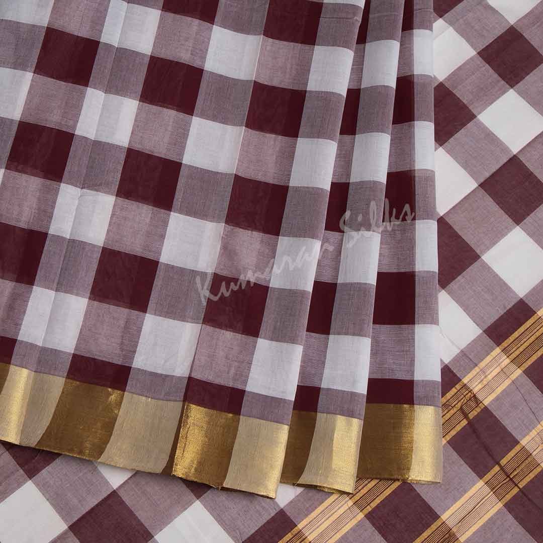 Chettinad Cotton Multi Colour Checked Saree Without Blouse 19