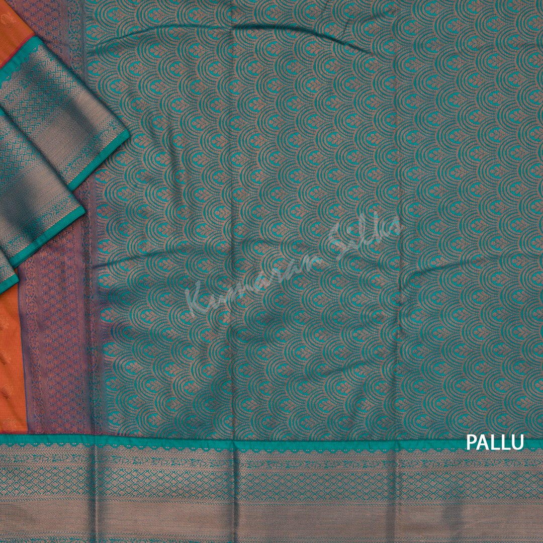 Semi Silk Embroidered Shot Colour Saree 03