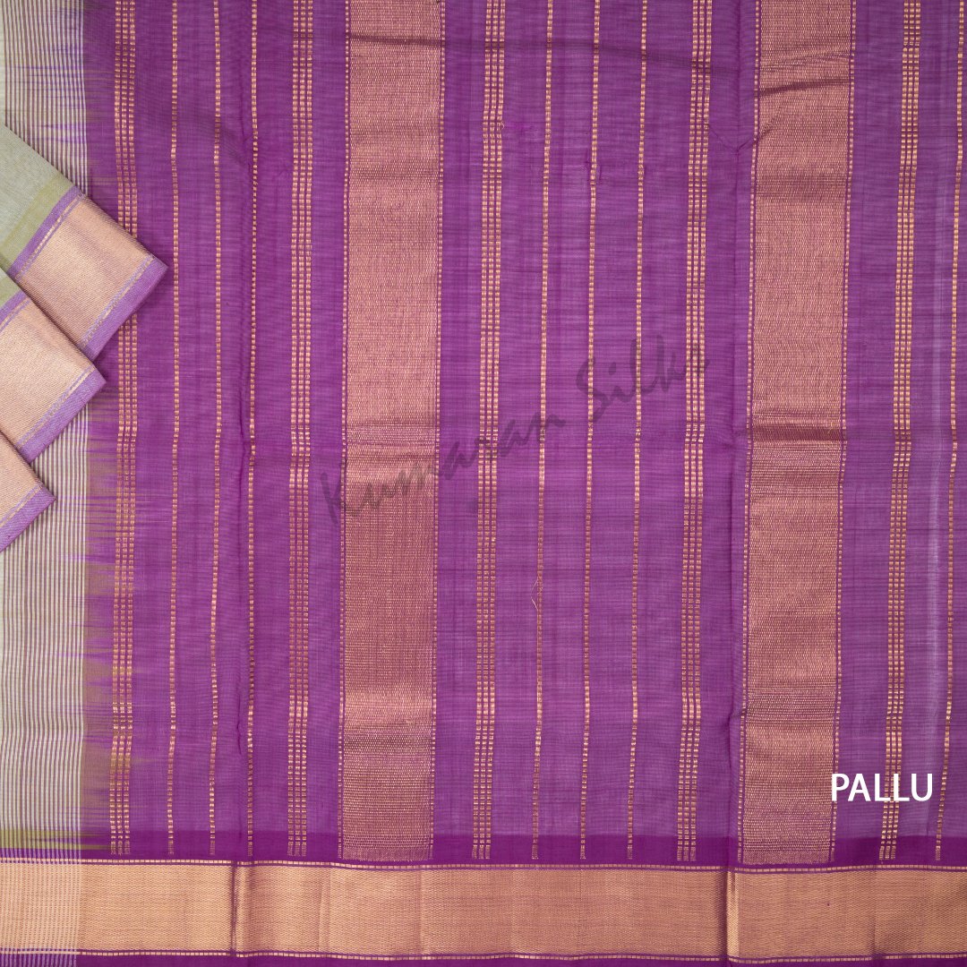 Amirthavarshni Shot Colour Silk Cotton Saree With Bavanji Border 02