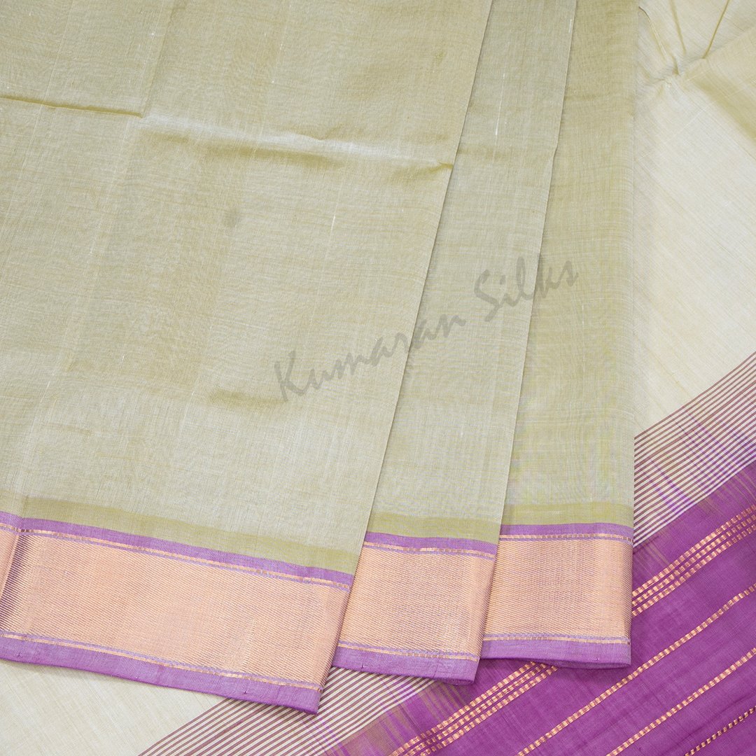 Amirthavarshni Shot Colour Silk Cotton Saree With Bavanji Border 02