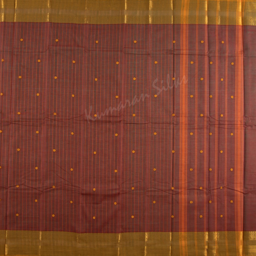 Tan grey Chettinad Cotton