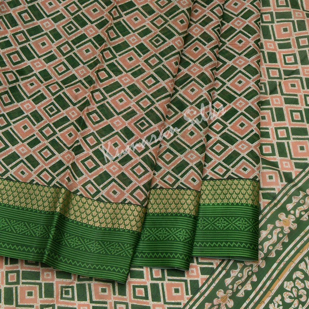 Pure Silk Printed Multi Colour Saree